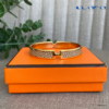 Hermès Bracelet Olympe T2 Niloticus Lizard Skin Gold Plated - Image 4
